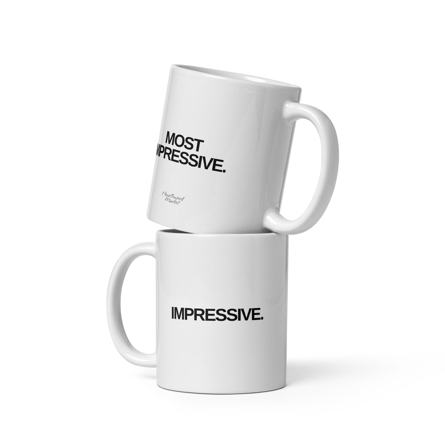 11 oz Custom handmade The Impressive Mug - eco-friendly artisan mug USA Hearthwood Market